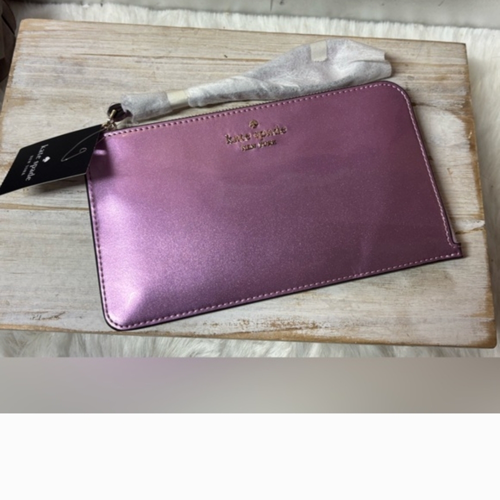 Kate Spade Lavender LUCY Wristlet NWT - Picture 3 of 6
